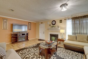 Vista frontal de la propiedad