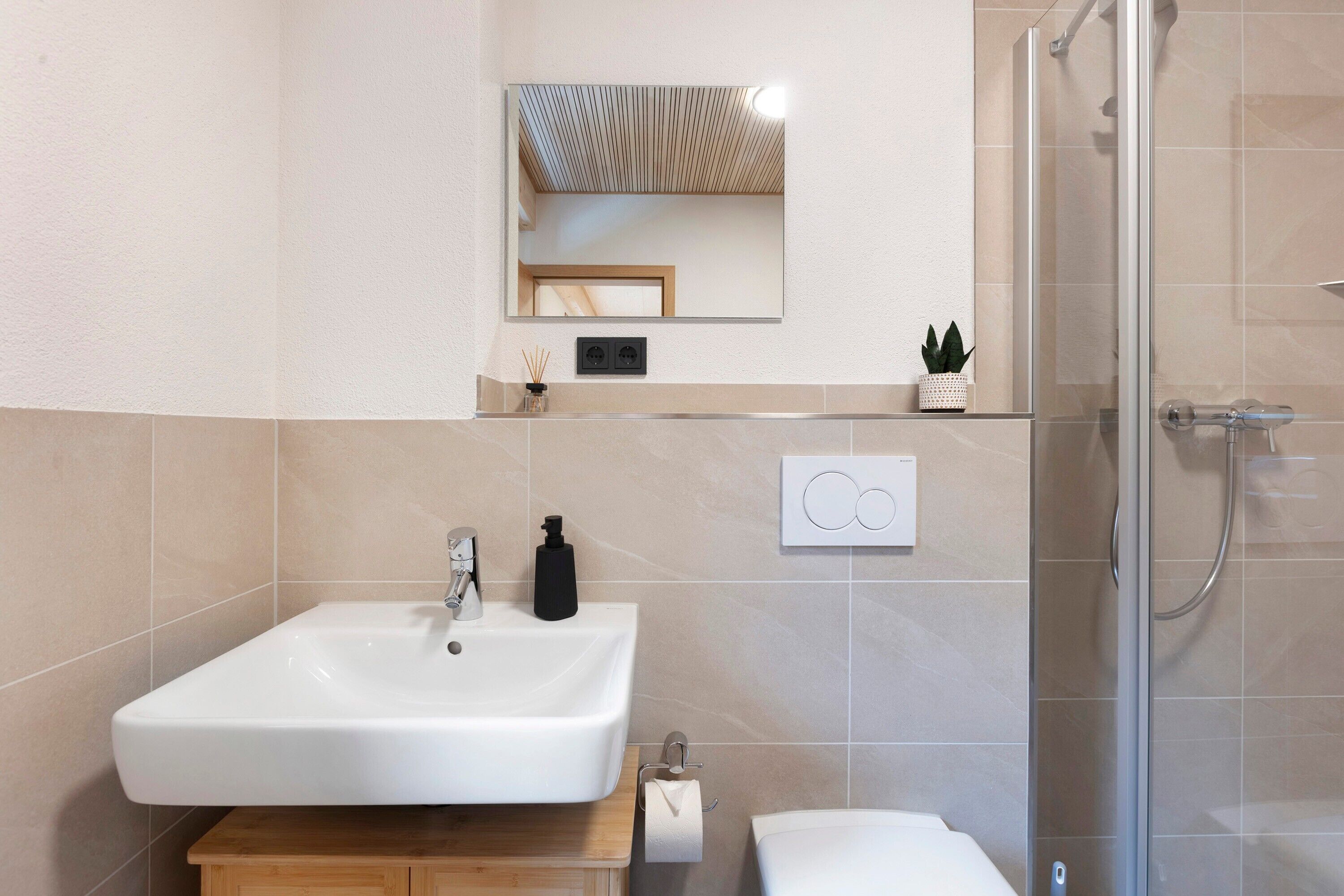 Dusche, Handtücher
