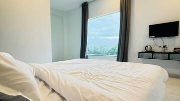 Desk, rollaway beds, free WiFi, bed sheets