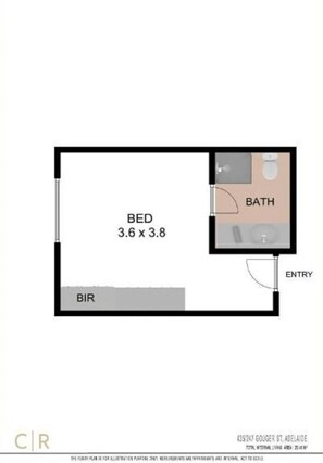 Apartment | 1 bedroom - Unwind Adelaide City Studio No 435 (Adelaide)