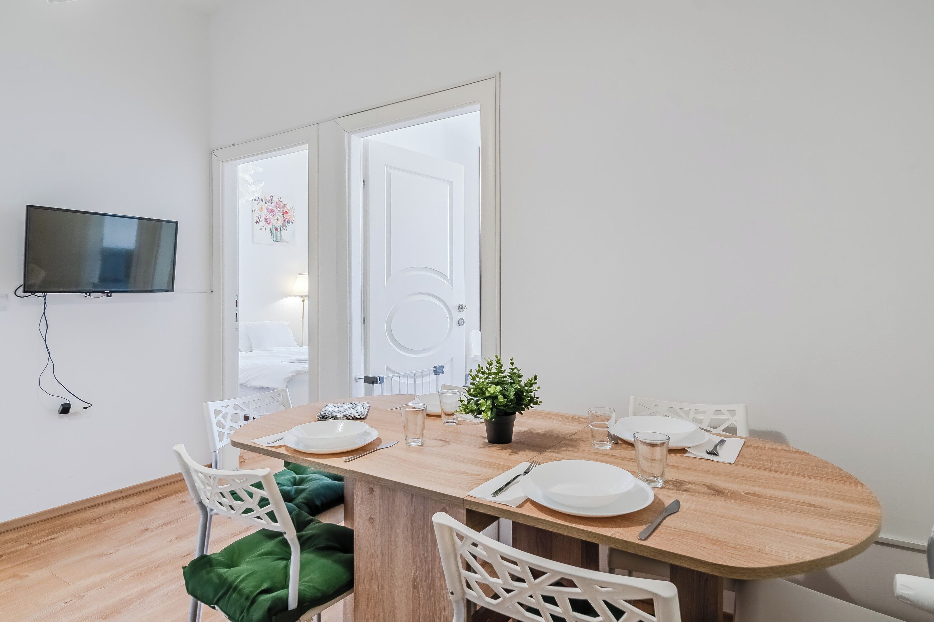 Familieleilighet, flere soverom (Old Town Heritage Suite 1) | Spiseområde