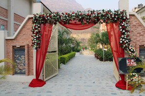 Área de bodas al aire libre