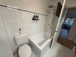 Hair dryer, towels
