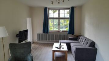 TV, DVD player, ping pong