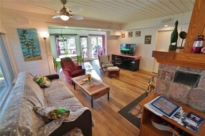 Cottage, 2 Bedrooms | Living area - 416 Papineau Lake 2 Bedroom Cottage (Hastings Highlands)