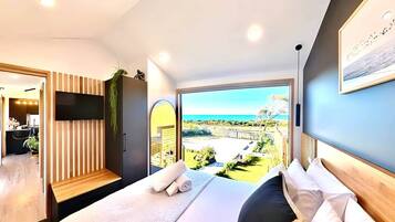 2 chambres, fer et planche Ă repasser, Wi-Fi gratuit, draps fournis