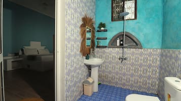Towels, soap, toilet paper