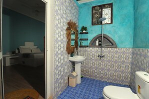 Towels, soap, toilet paper