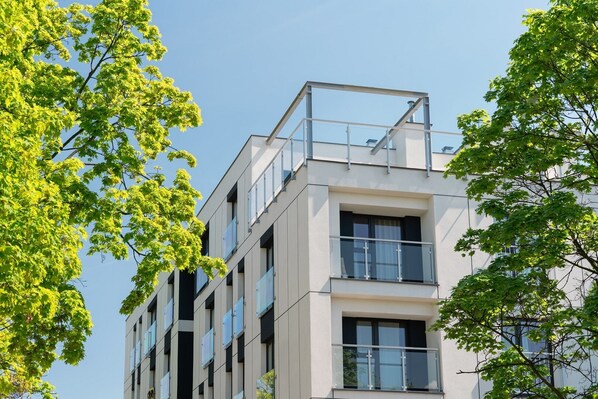 A szálláshely homlokzata