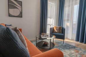Phòng Suite | Trang trí khác biệt, màn/rèm cản sáng, bàn ủi/dụng cụ ủi quần áo