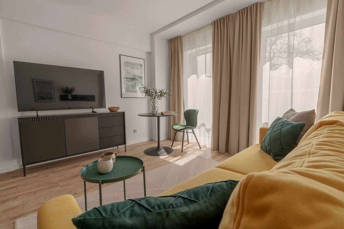 Studio suite | Verduisterende gordijnen, een strijkplank/strijkijzer, gratis wifi