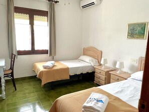 3 habitaciones, wifi gratis y ropa de cama 