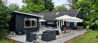 Modern house with outdoor spa and sauna