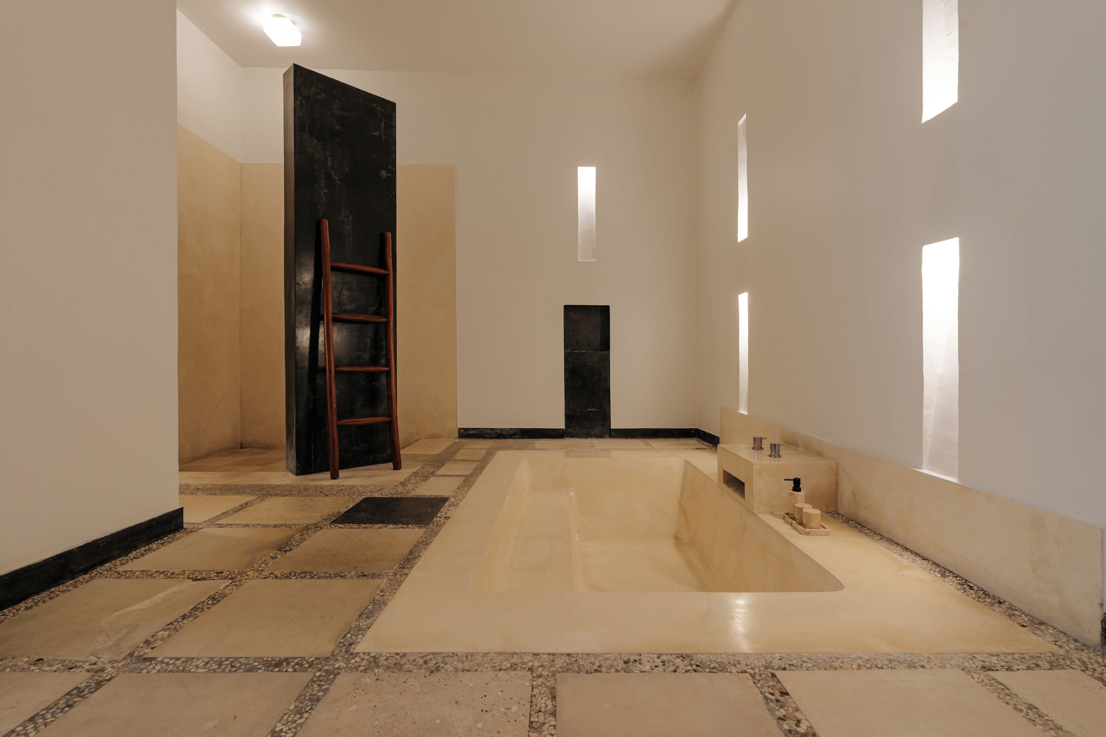 Villa, 1 Bedroom, Private Pool | Bathroom | Separate bathtub and shower, deep-soaking bathtub, hair dryer, bathrobes