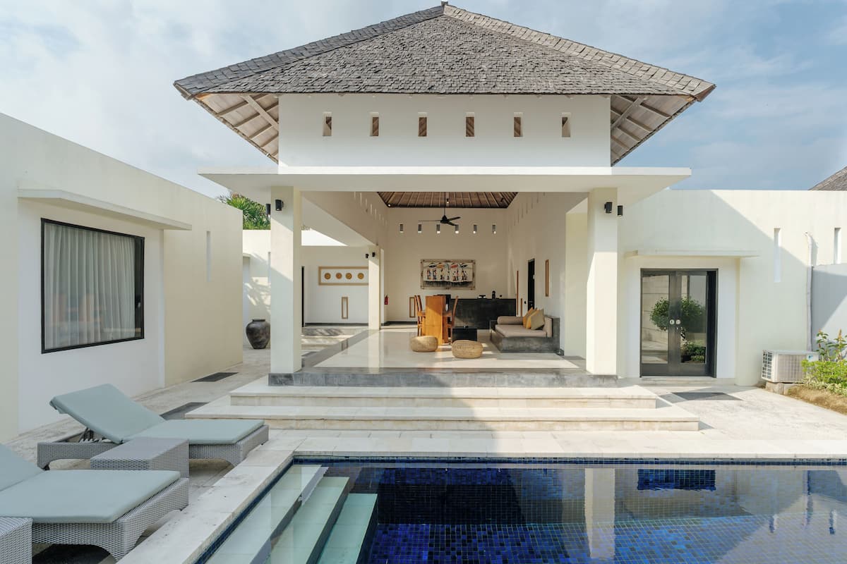 Villa, 3 Bedrooms, Private Pool | Living area | 55-inch Smart TV with digital channels
