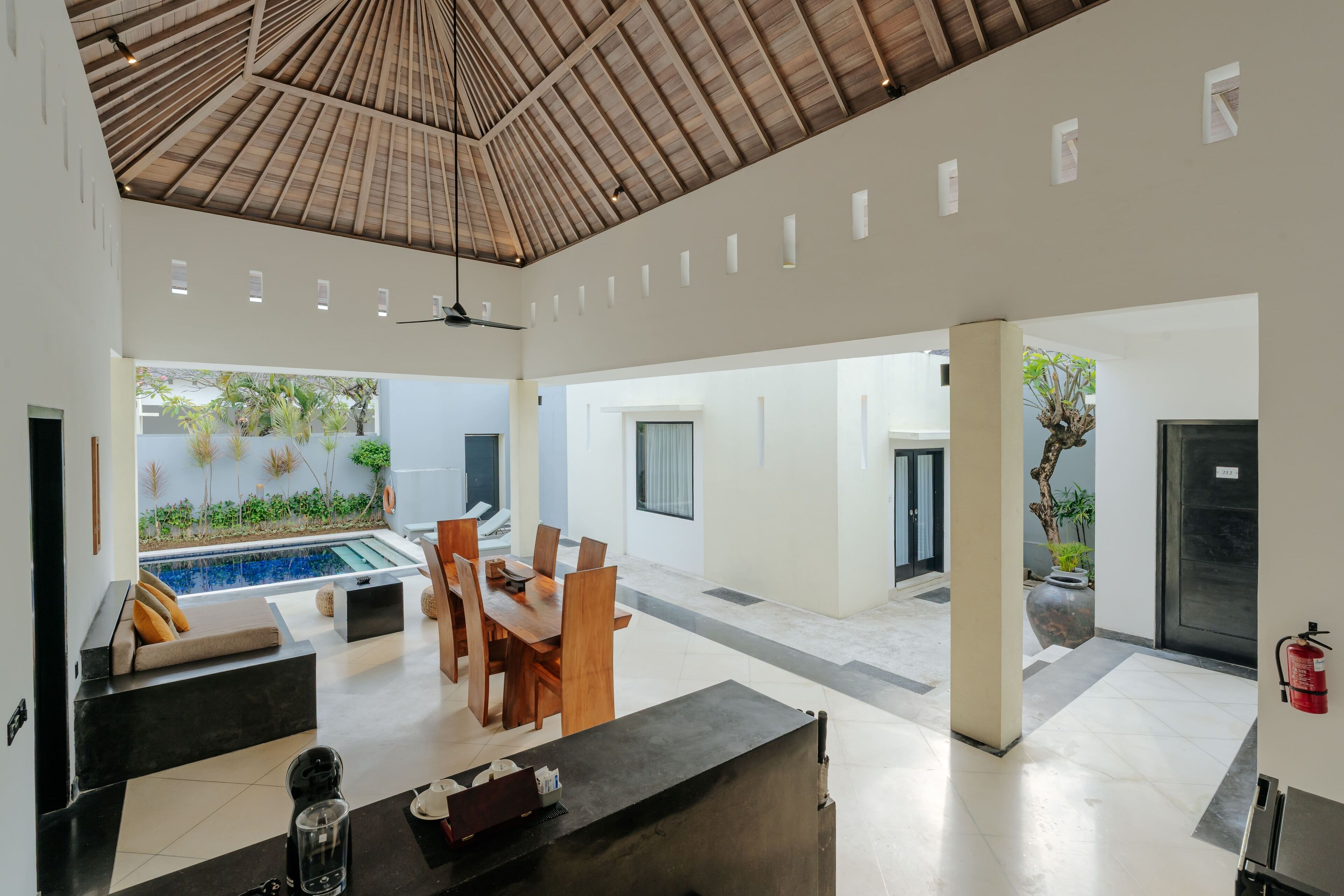Villa, 3 Bedrooms, Private Pool | Living area | 55-inch Smart TV with digital channels