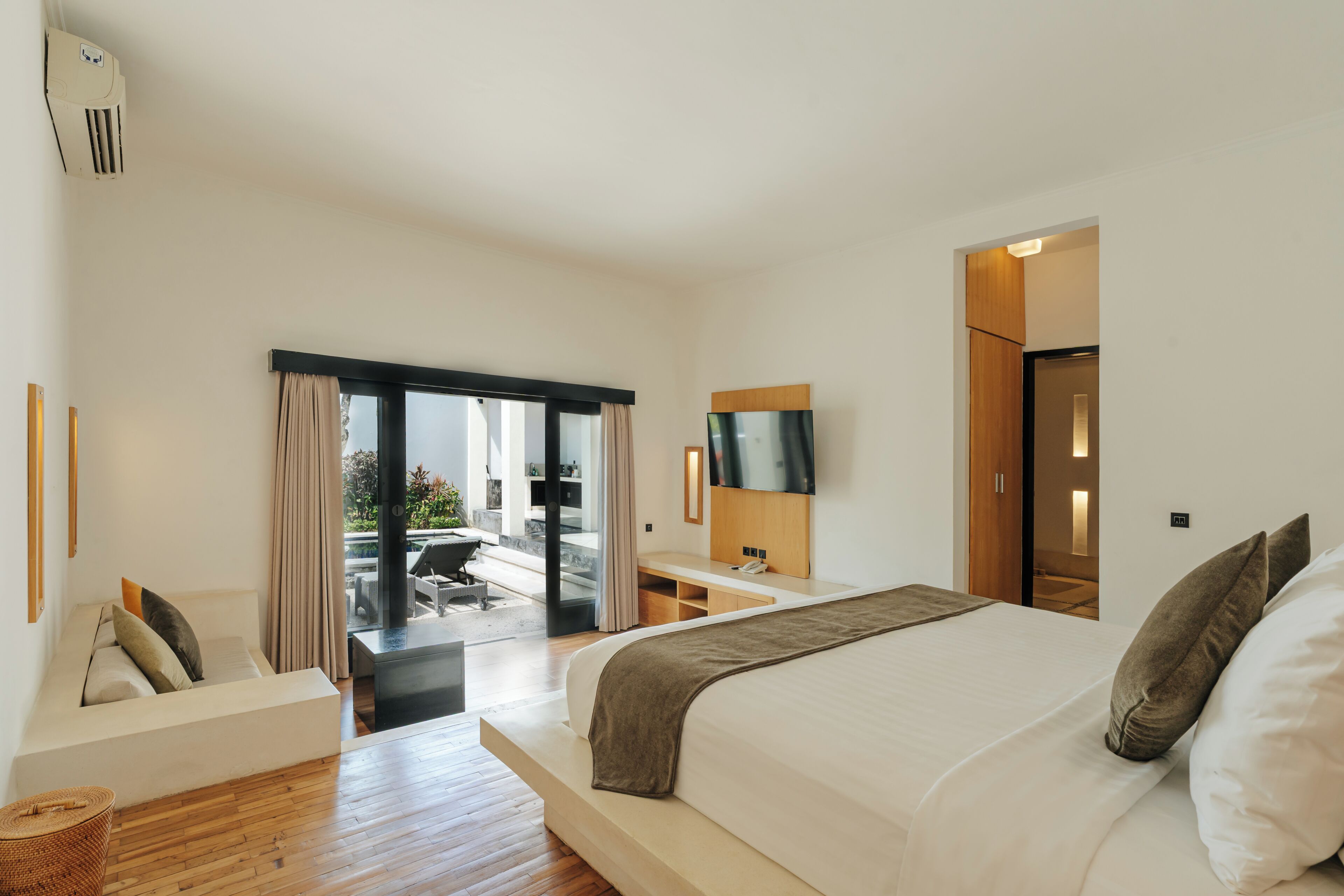 Villa, 1 Bedroom, Private Pool | In-room safe, blackout drapes, soundproofing, iron/ironing board