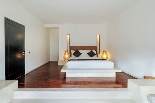 Villa, 2 Bedrooms, Private Pool | In-room safe, blackout drapes, soundproofing, iron/ironing board