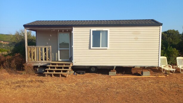 Mobile Home, 2 Bedrooms, Balcony, Garden View | Exterior - Serene Mobile Home in Barão de São João Portugal (Lagos)