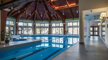 Indoor pool, a heated pool
