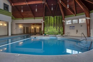 Indoor pool, a heated pool