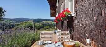 Casa vacanze 'Black Forest Woods' con vista montagna, terrazza privata e Wi-Fi