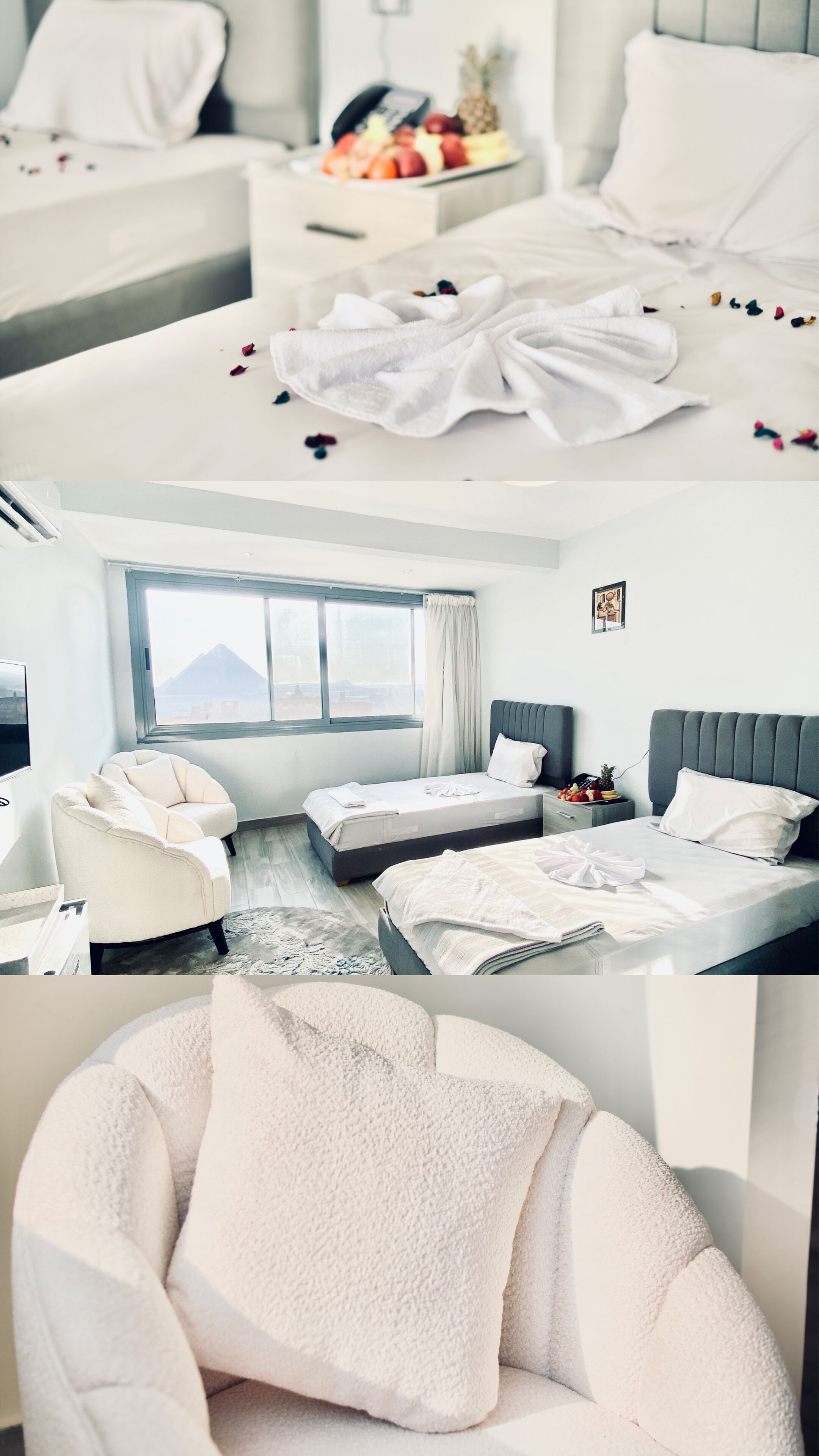 Comfort-værelse med dobbeltseng eller 2 enkeltsenge | Skrivebord, gratis Wi-Fi, sengetøj