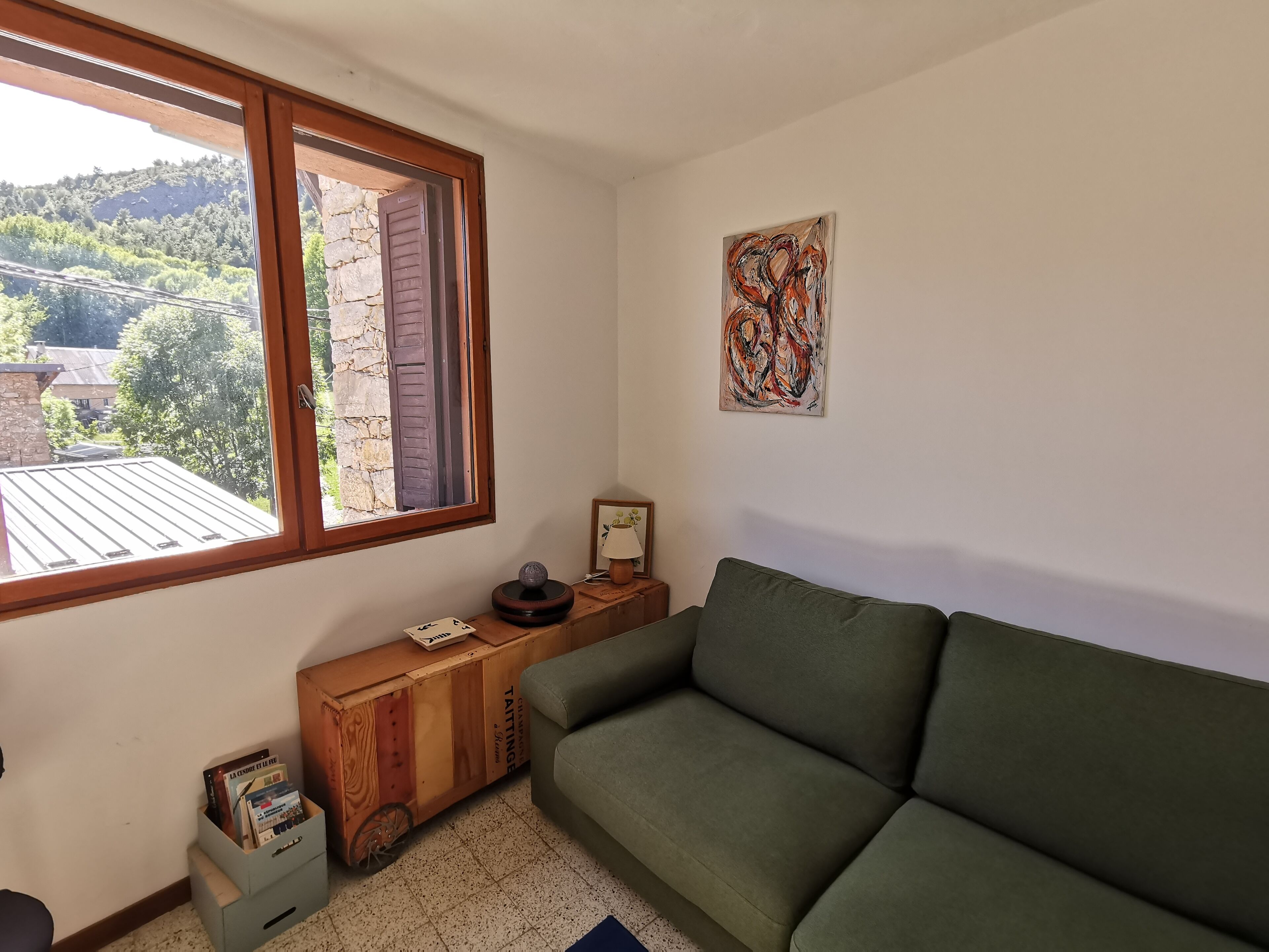 Dortoir Partagé Économique, vue montagne | 1 chambre, espace de travail pour ordinateur portable