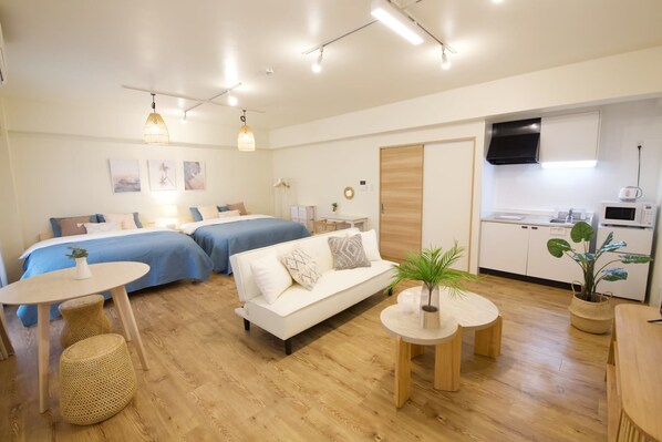 Blackout curtains, iron/ironing board, free WiFi