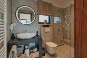 Shower, towels, soap, shampoo - Villa Kim Momjan (Buje)