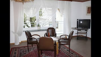 TV, table tennis, books
