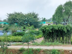 Blick von der Unterkunft