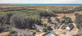 Maison de vacances en Bretagne à 900 m de la plage–5 personnes –Piscine chauffée