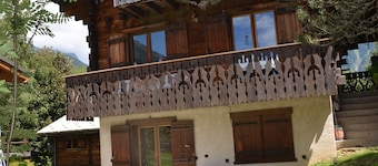 Quiet mountain chalet, 15 min from town center and 2 min from bus stop