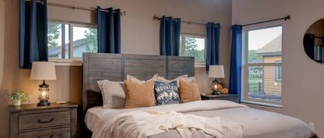 3 habitaciones, escritorio, wifi gratis y ropa de cama