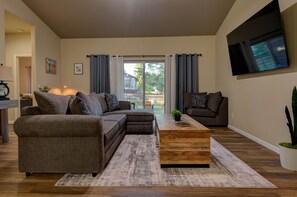 TV connectée, cheminée