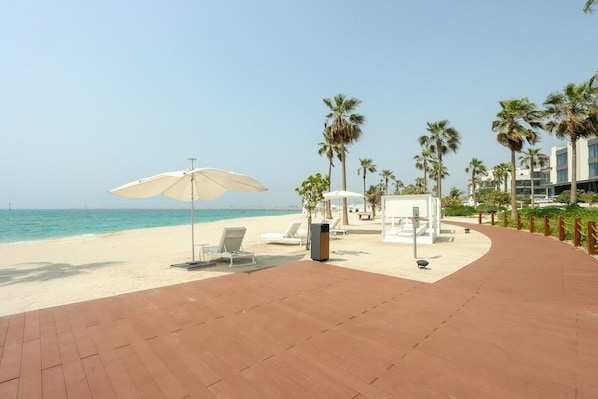 On the beach