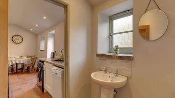 Microwave, dishwasher, highchair