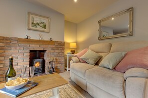 TV, fireplace, DVD player