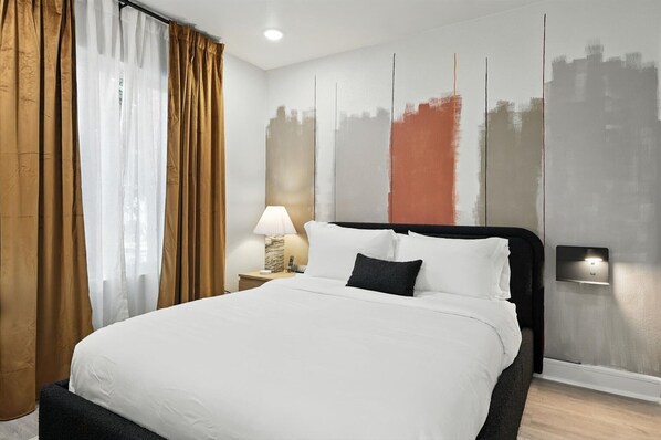 1 habitación, tabla de planchar con plancha, wifi y ropa de cama 