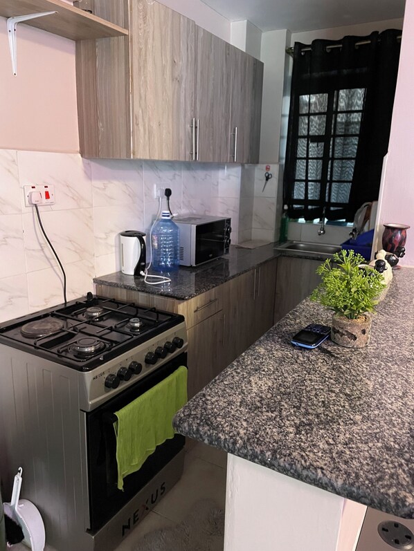 Microwave, oven, dishwasher