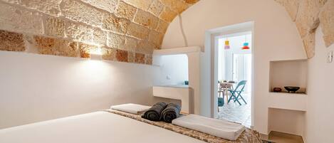 1 Schlafzimmer, BĂŒgeleisen/BĂŒgelbrett, kostenloses WLAN, BettwĂ€sche