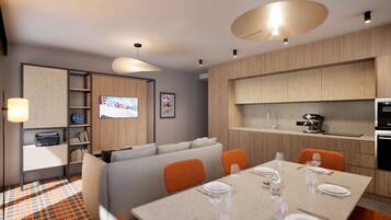 Comfort appartement | Pillowtop-bedden, een kluis op de kamer, individueel gedecoreerd