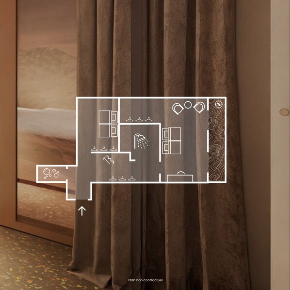 JUNIOR SUITE | Κλινοσκεπάσματα υψηλής ποιότητας, χρηματοκιβώτιο στο δωμάτιο 