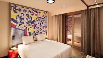 Een kluis op de kamer, gratis babybedden, gratis wifi, beddengoed