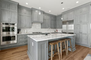 Maison, 5 chambres | Cuisine privée | Réfrigérateur, four, cafetière/bouilloire, grille-pain