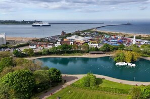 Aerial view - 1 Bed Flat - Sleeps 5 - Pet Friendly - Parking (South Shields)