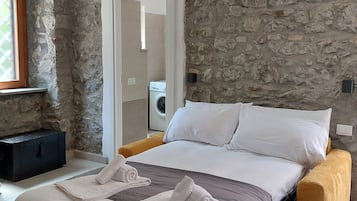 1 Schlafzimmer, Bügeleisen/Bügelbrett, kostenloses WLAN, Bettwäsche