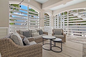 Terrace/patio - 4BR Luxury Home with Private Heated Pool + Elevator | White Sand Escape (Destin)