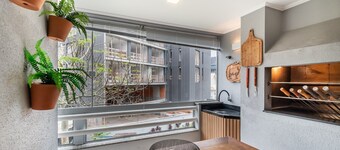 Apto moderno e confortável 190m da praia JSR112